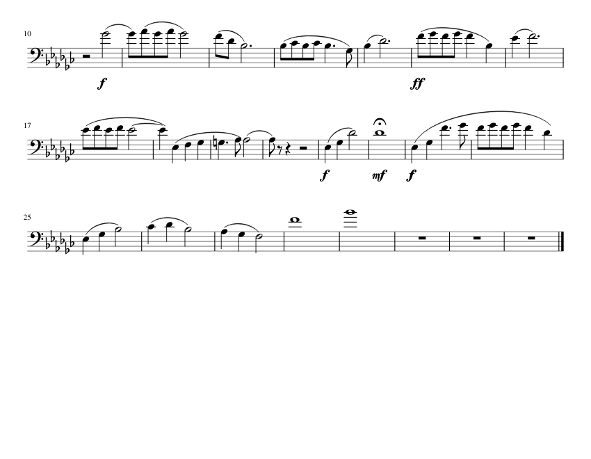 Baritone Sheet Music For Euphonium Solo MuseScore