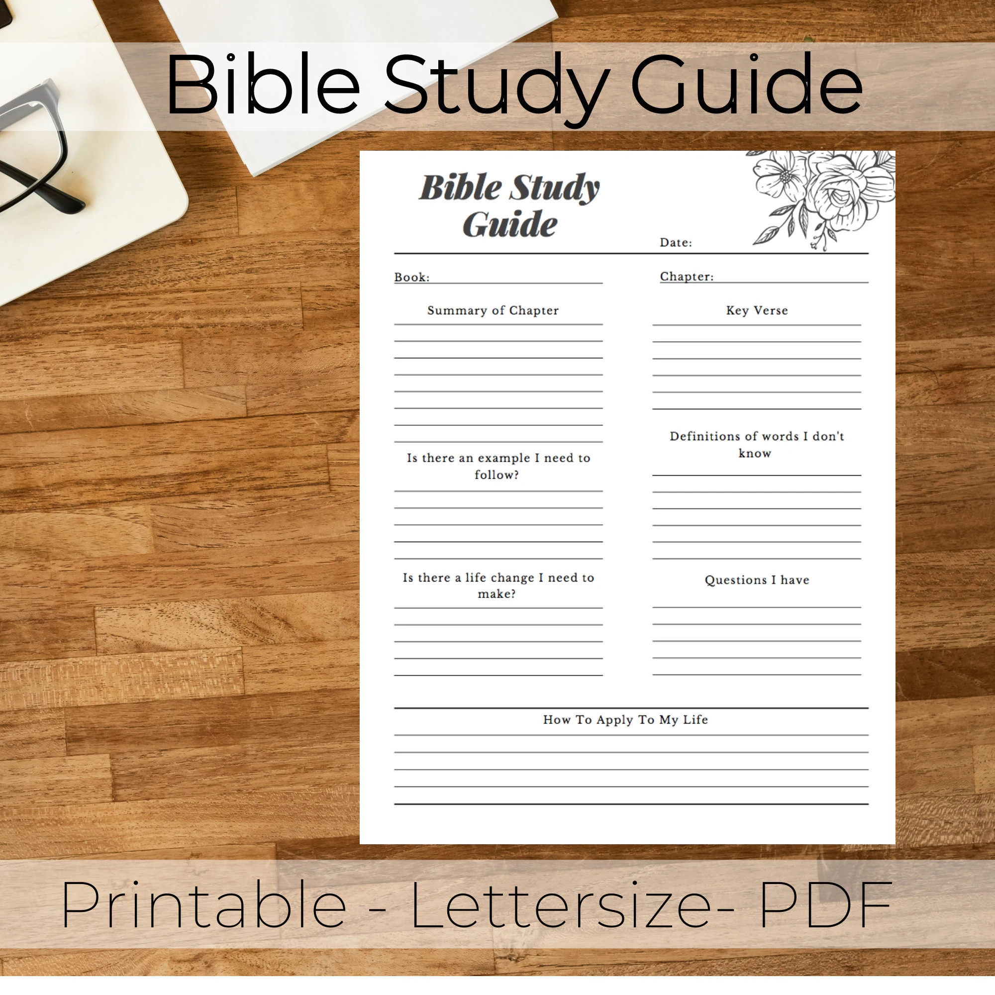 Printable Chapter Study Guide