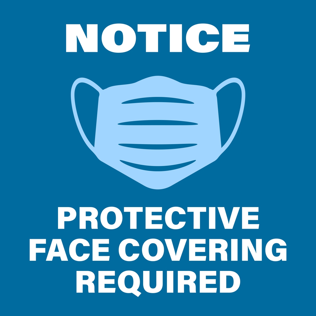 Face Coverings Required Printable Sign