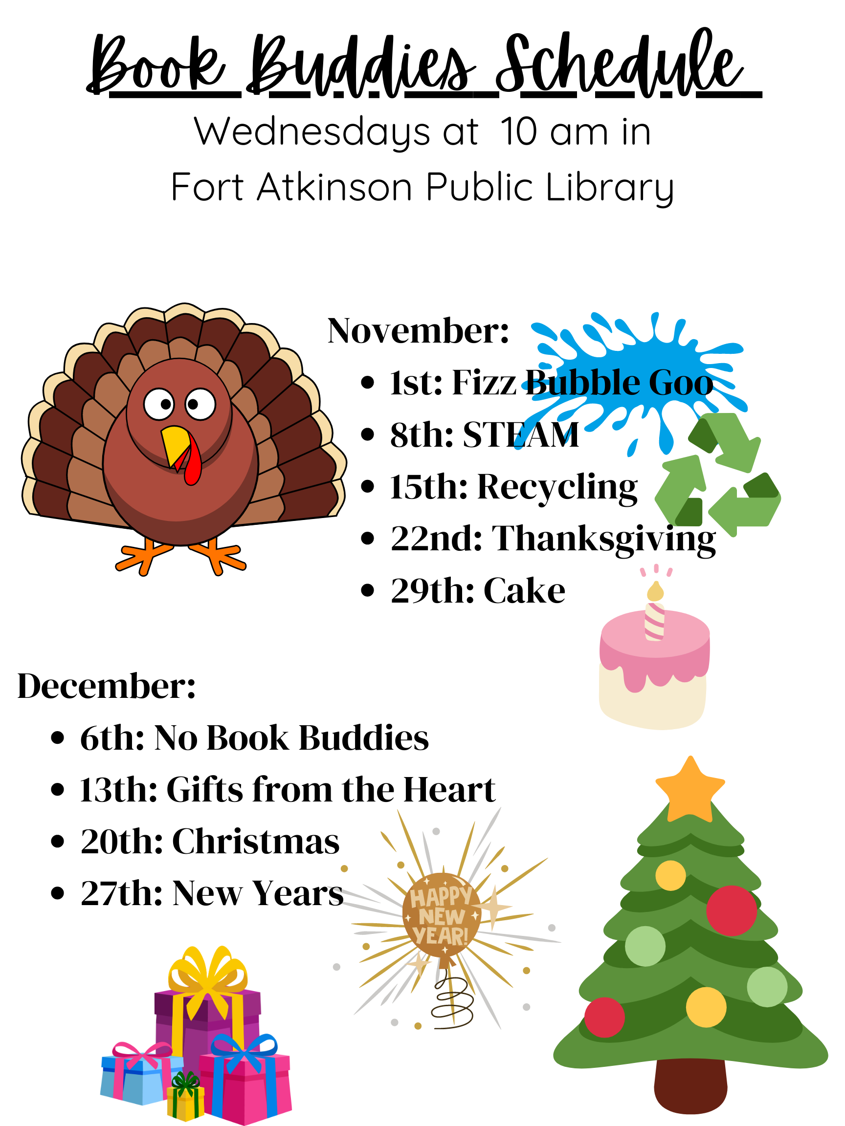 Free Printable Book Buddies Sign