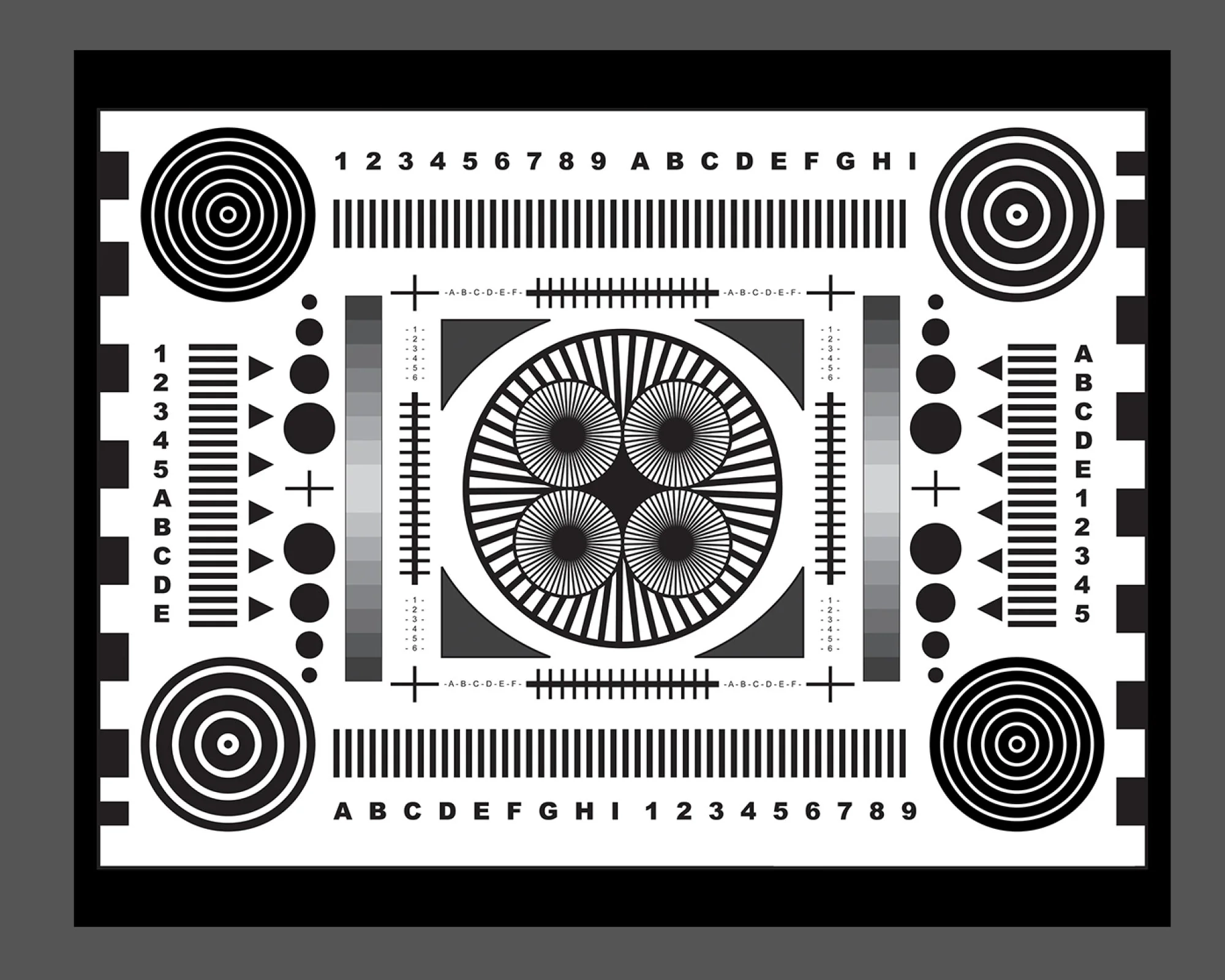 Camera Calibration Test Chart Autofocus Calibration Chart A Visual Reference Of Charts Chart Master Camera Focus Test Chart