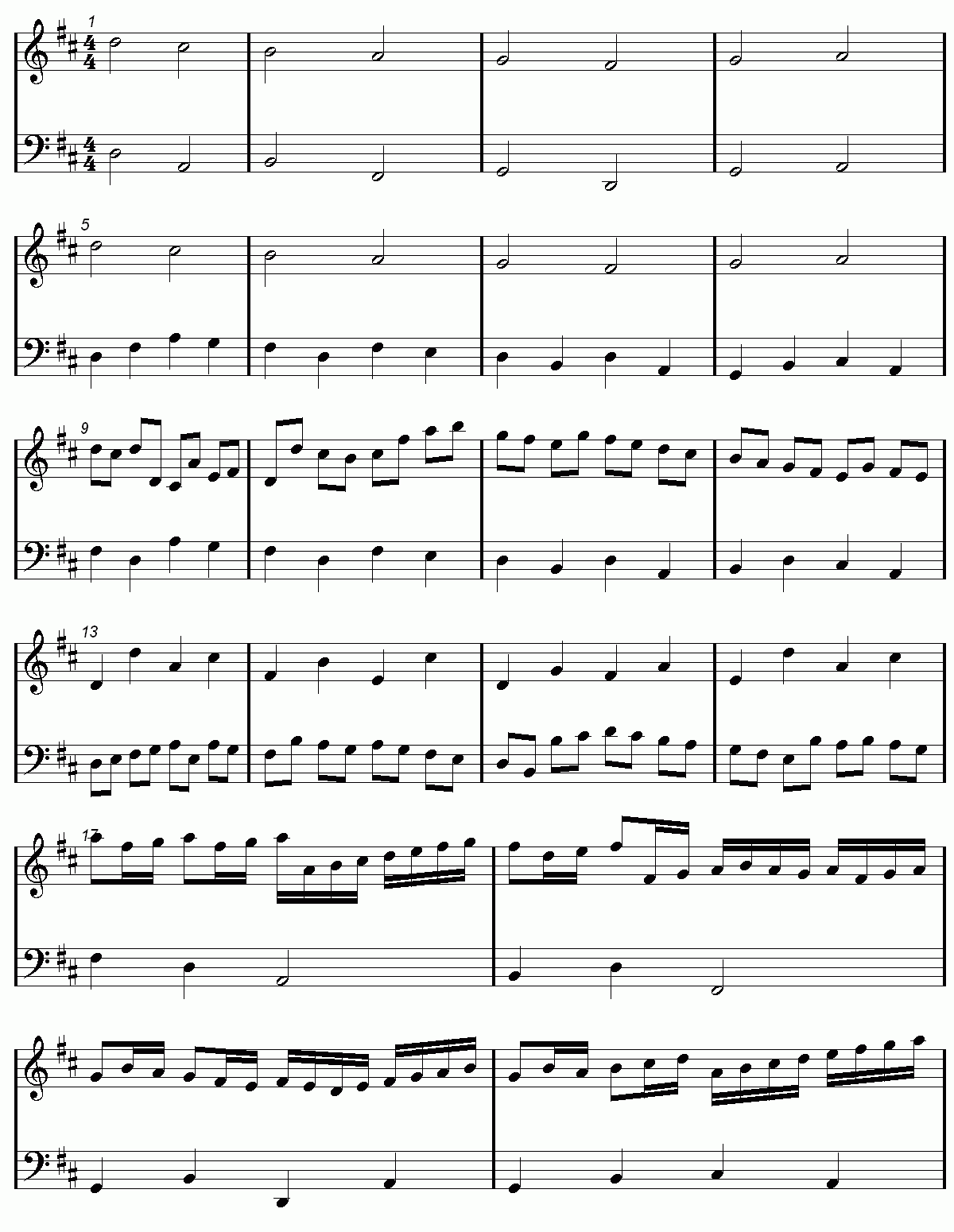 Pachelbel Canon Piano Sheet Music Printable