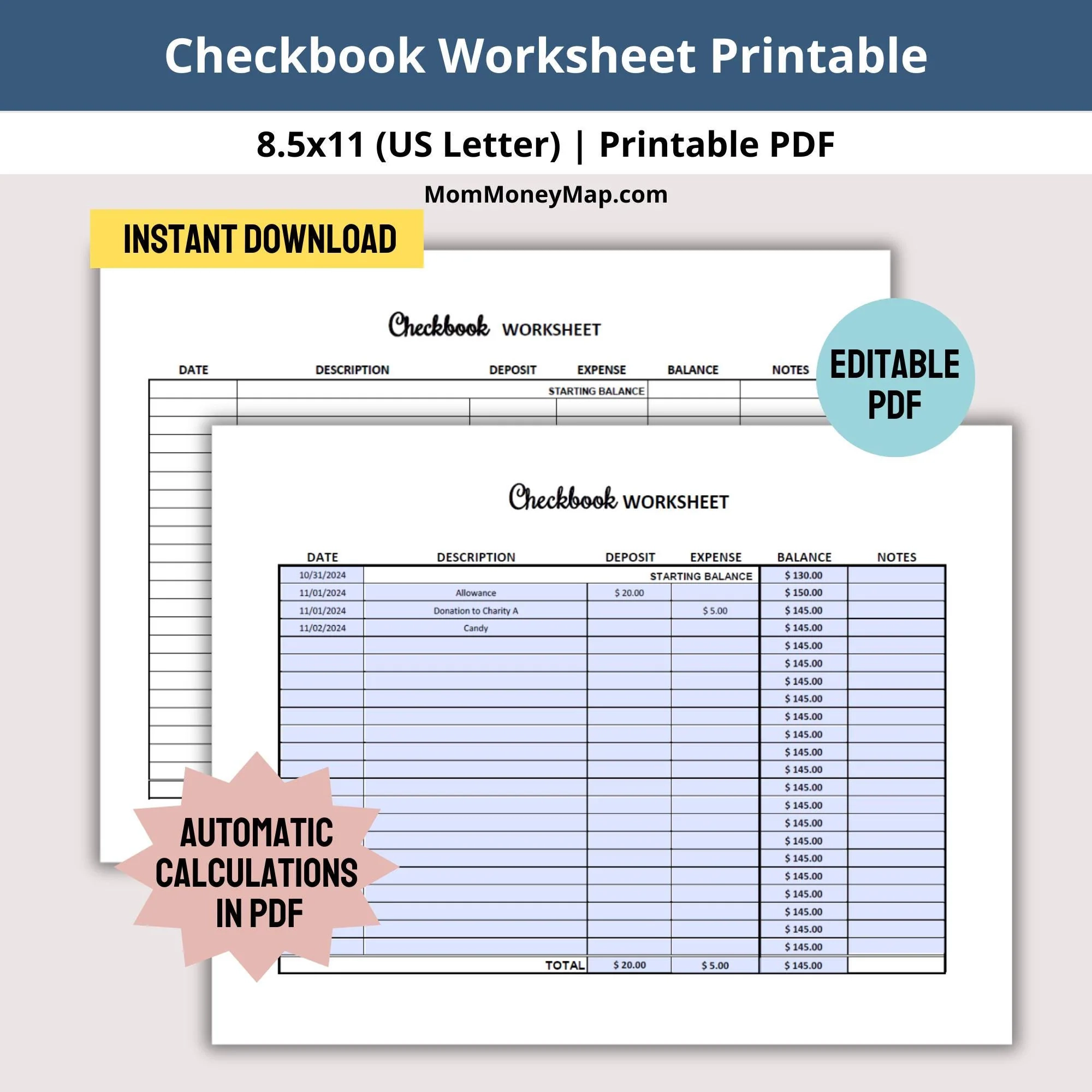 Checkbook Worksheet Printable PDF Check Register Reconciliation Worksheet Worksheet To Balance Checkbook Checkbook Balance Sheets PDF Etsy Checkbook Worksheet Printable PDF Check Register Reconciliation Worksheet Worksheet To Balance Checkbook Checkbook Balance Sheets PDF Etsy