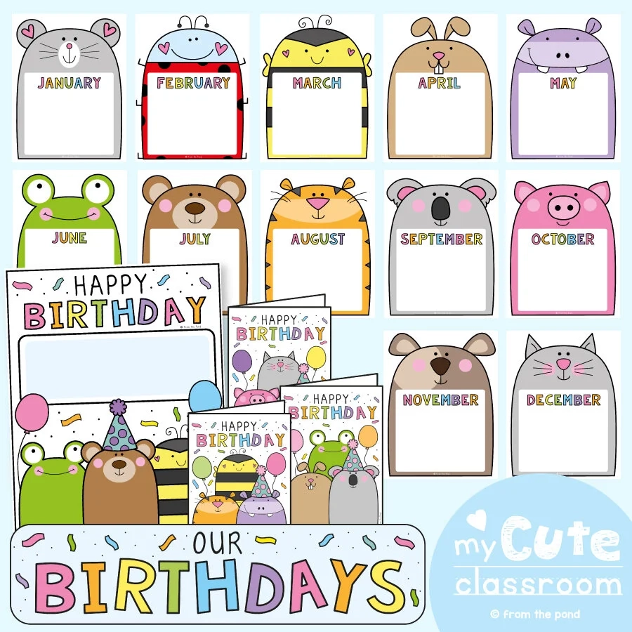Birthday Chart For Classroom Printable Birthday Chart For Classroom Printable