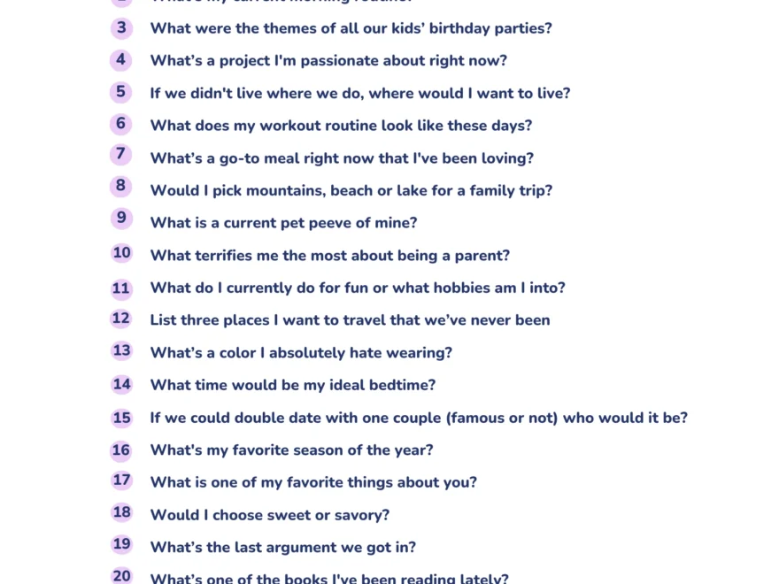 Couples Quiz FamilyMade