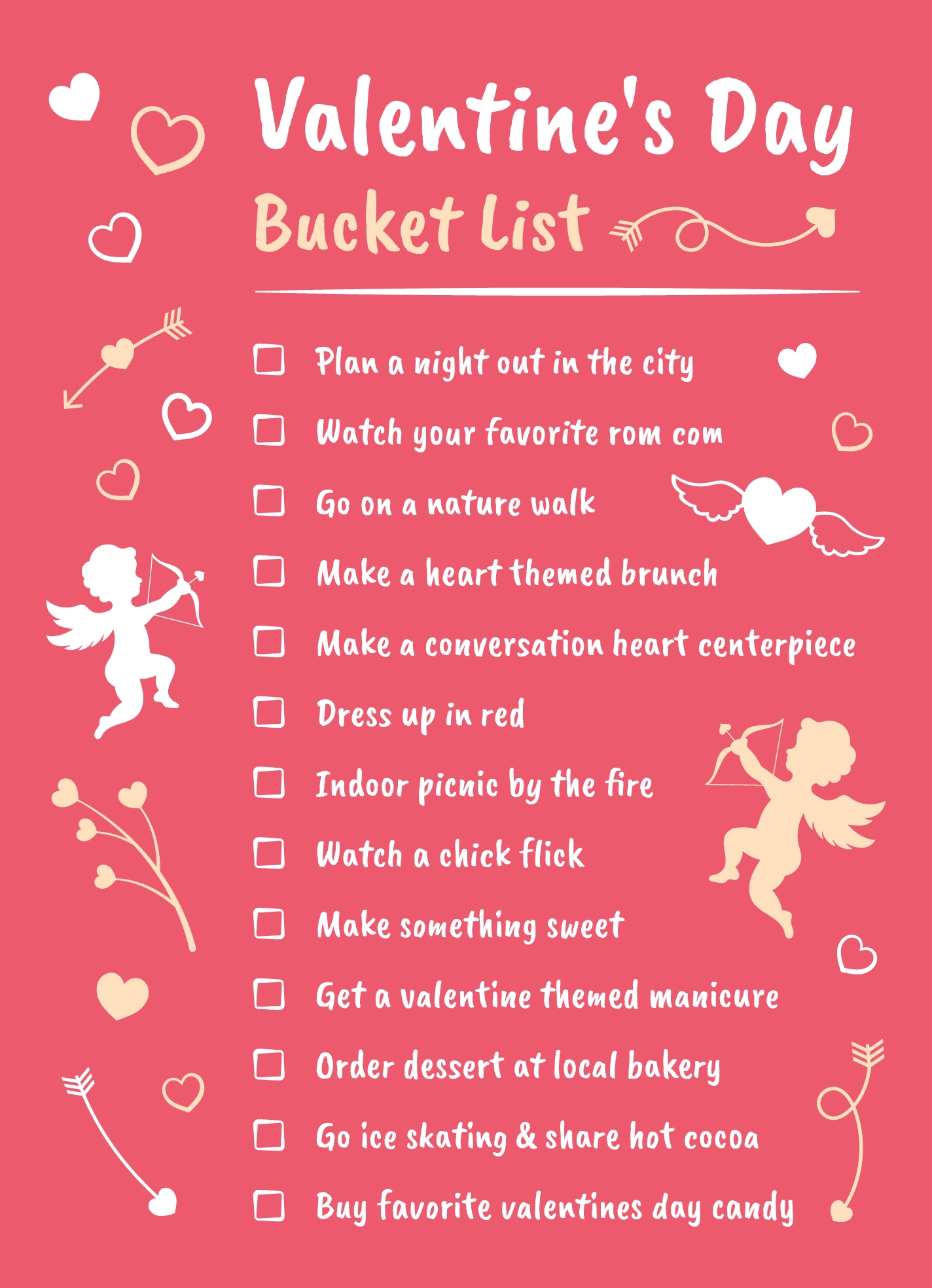 Couples Valentine s Day Bucket List Free Google Docs Template Gdoc io