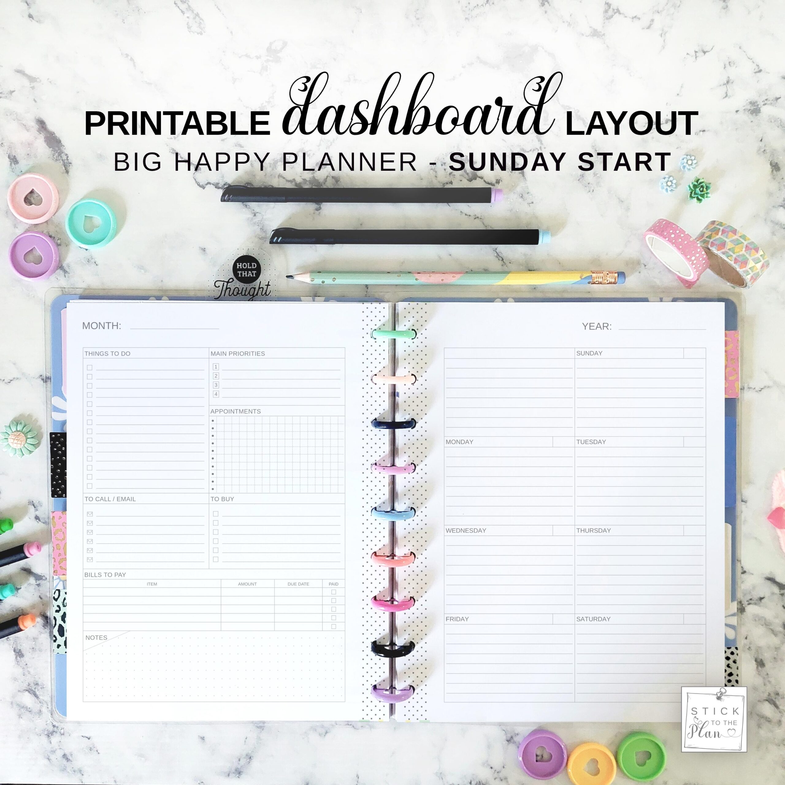 Appointment Page Happy Planner Printable