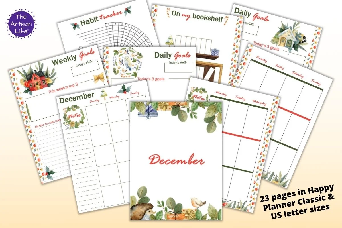 Happy Planner December Printables Happy Planner December Printables