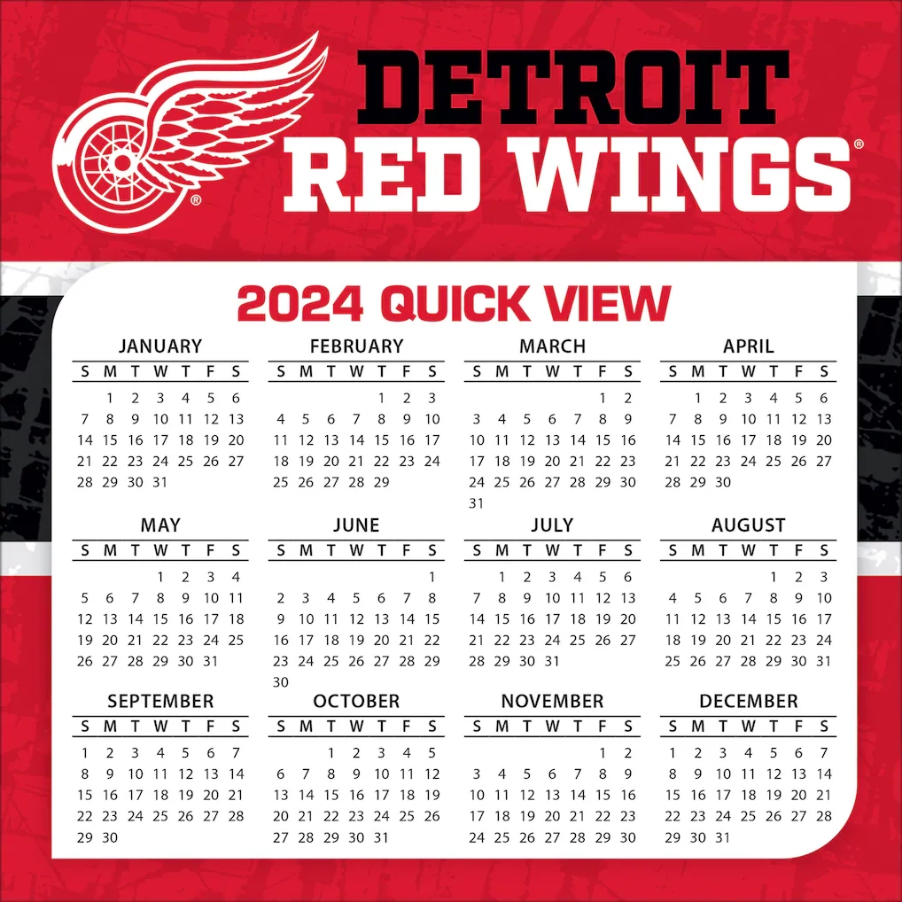 Red Wings Printable Schedule