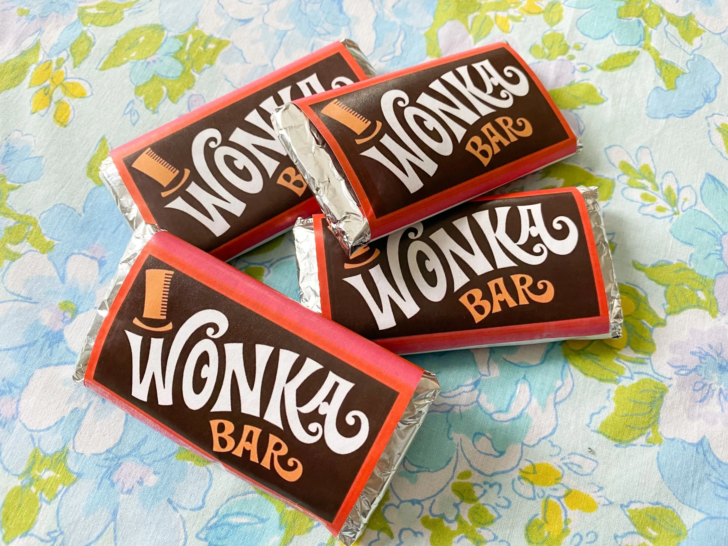 DIY Wonka Bar Craft Free Printable Emily Retro Vintage And DIY Home Design