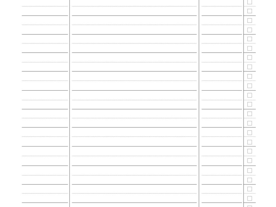 Download Printable Bill Checklist PDF World Of Printables