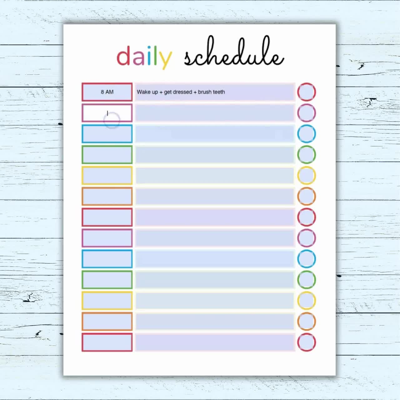 Editable Daily Schedule Template For Kids Printable Kids Daily Schedule Cute Colorful Daily Schedule Planner For Kids Fillable PDF Etsy Editable Daily Schedule Template For Kids Printable Kids Daily Schedule Cute Colorful Daily Schedule Planner For Kids Fillable PDF Etsy