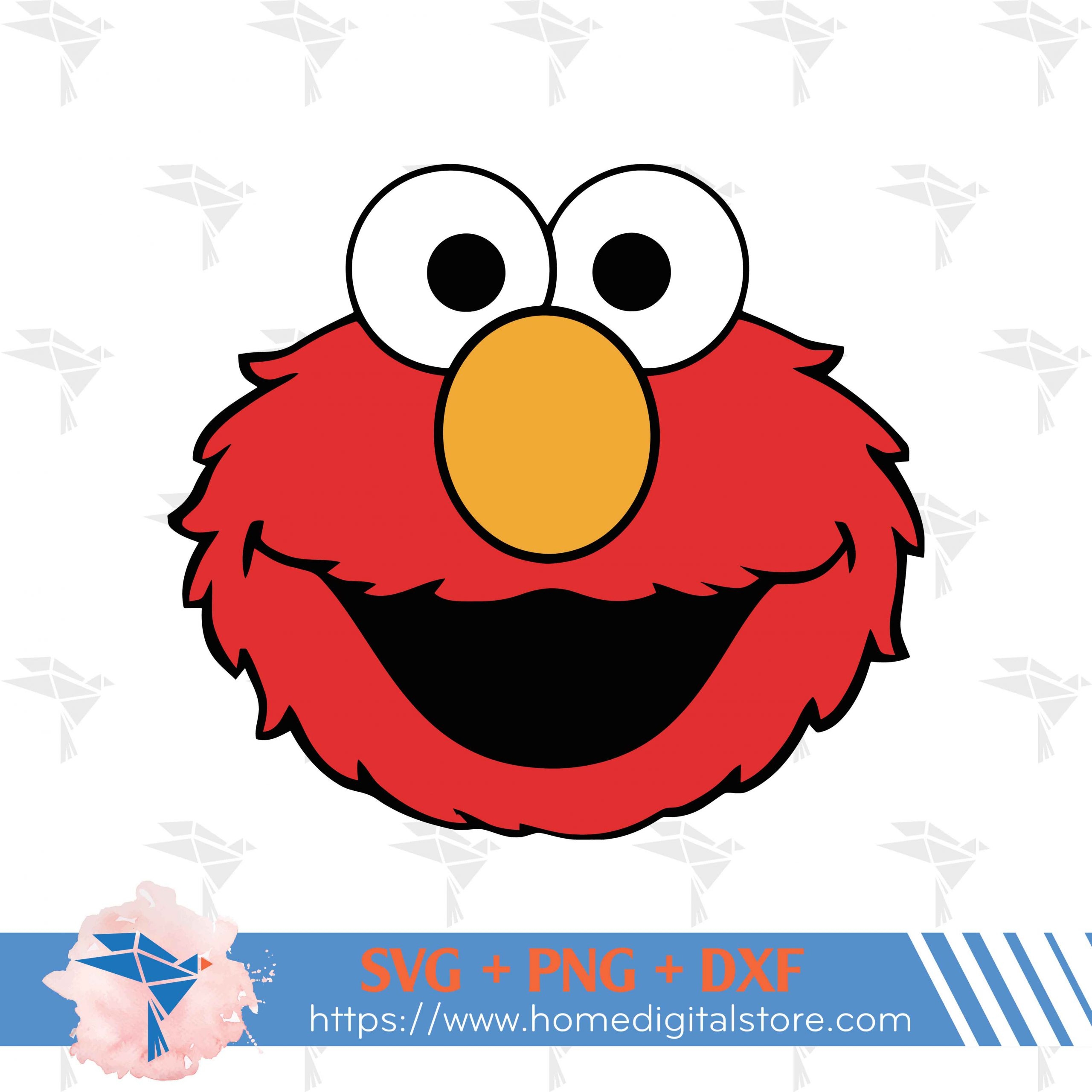 Elmo Face SVG PNG DXF