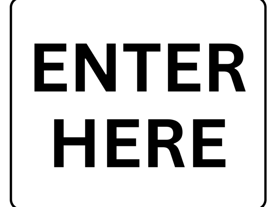 Enter Here Sign Printable Templates Free PDF Downloads