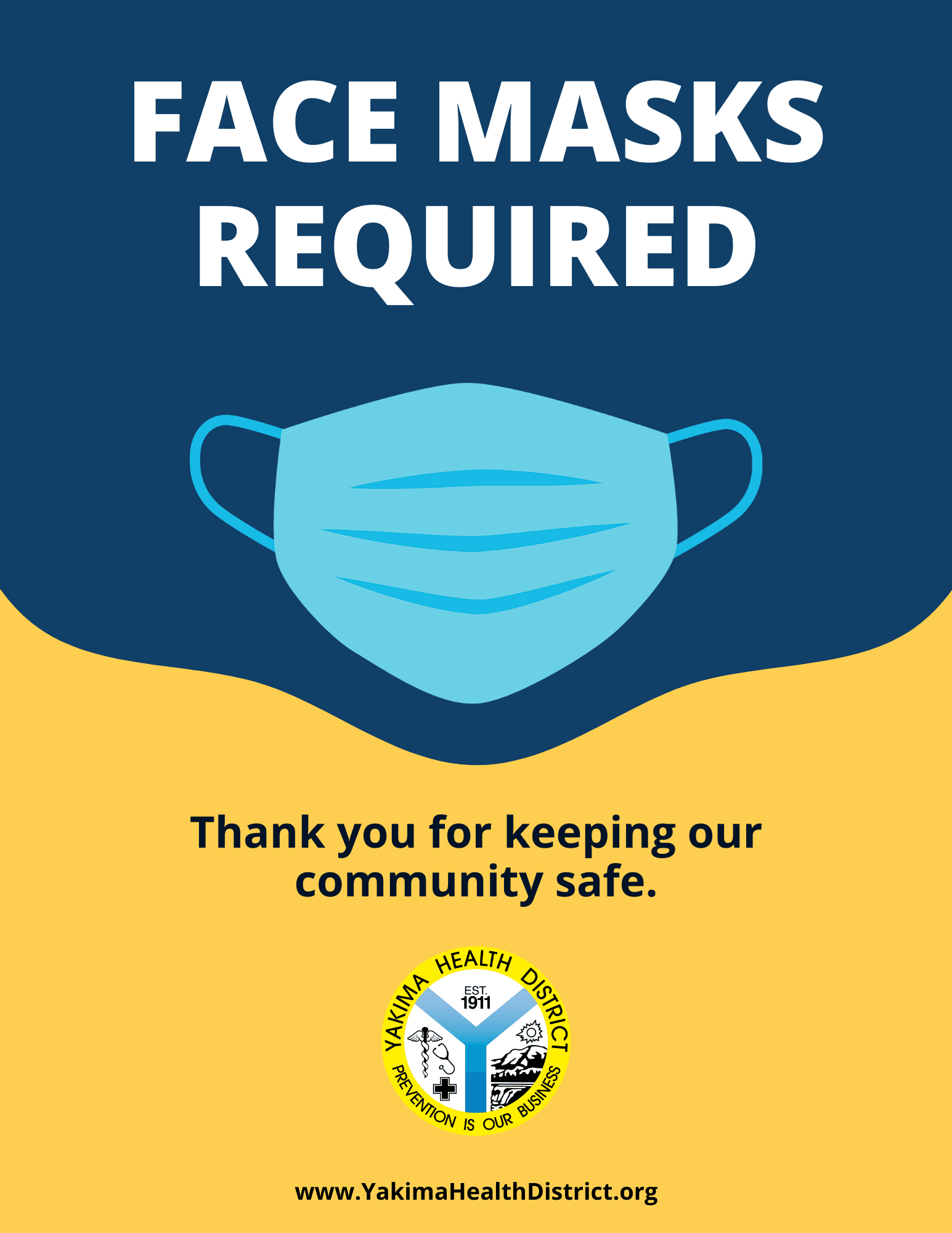 Face Mask Guidance Yakima County WA