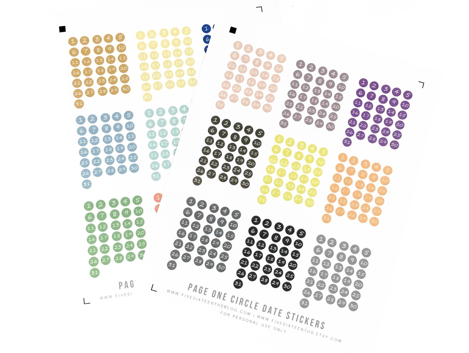 Five Sixteenths Blog Free Circle Date Stickers For Your Planner Five Sixteenths Blog Free Circle Date Stickers For Your Planner