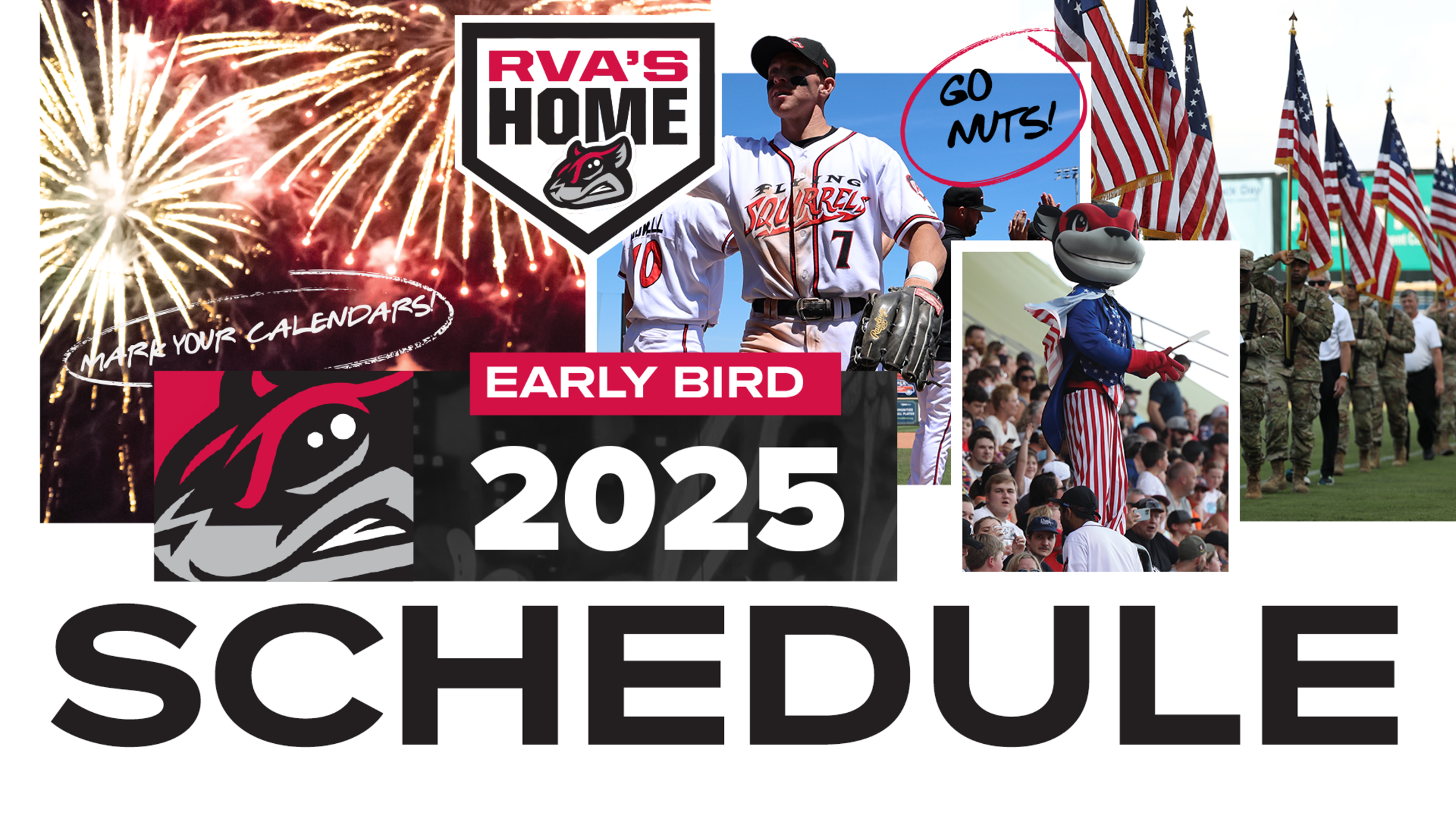 Flying Squirrels Printable Schedule