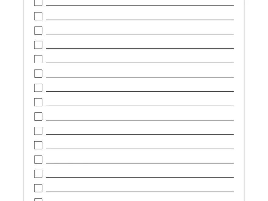 Free And Customizable To Do List Templates