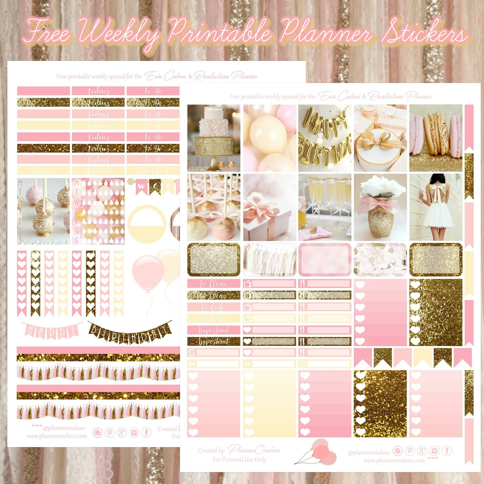 Free Birthday Printable Planner Spread For The Erin Condren Recollections Planner pinterest Inspired Planner Onelove Free Birthday Printable Planner Spread For The Erin Condren Recollections Planner pinterest Inspired Planner Onelove