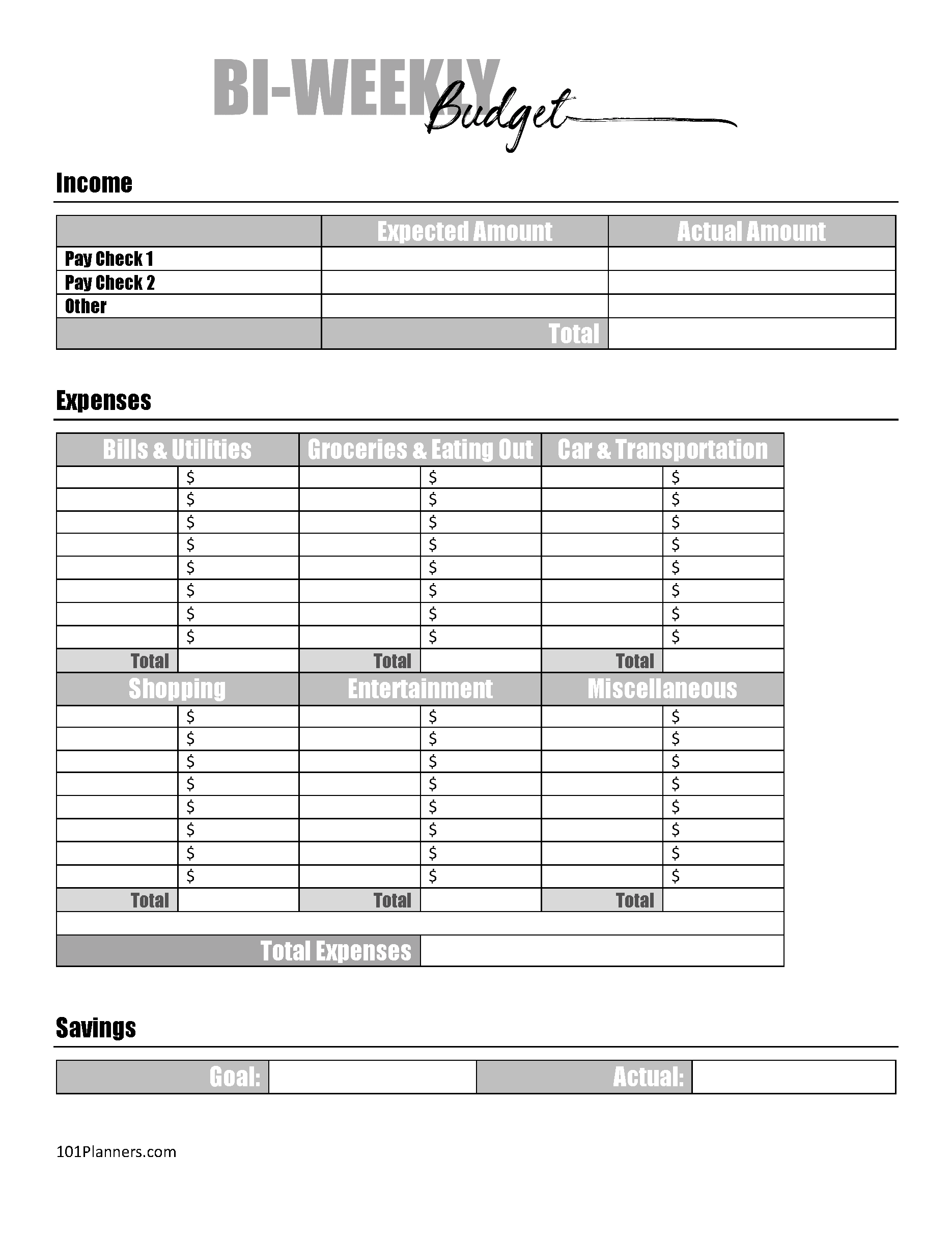 FREE Budget Sheet Template Printable And Editable FREE Budget Sheet Template Printable And Editable