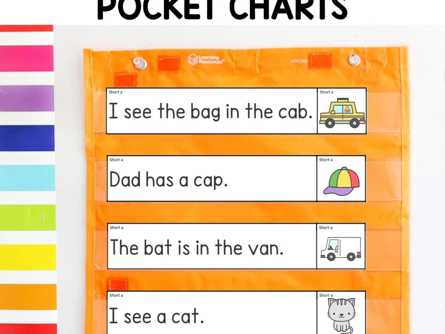 FREE Decodable Sentences Pocket Chart Bundle My Nerdy Teacher