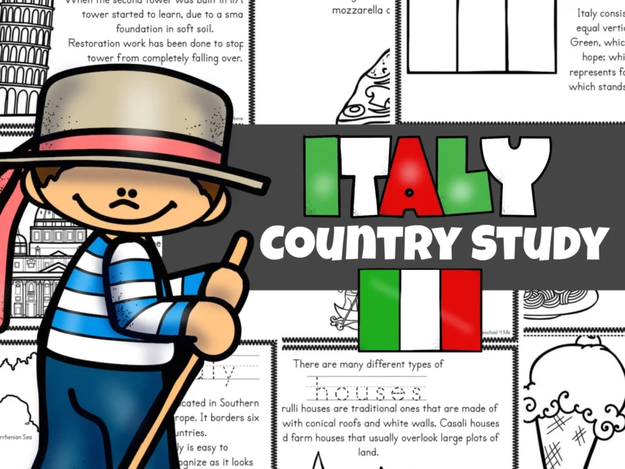 FREE Free Italy Printables Read Color And Learn About Italy For Kids