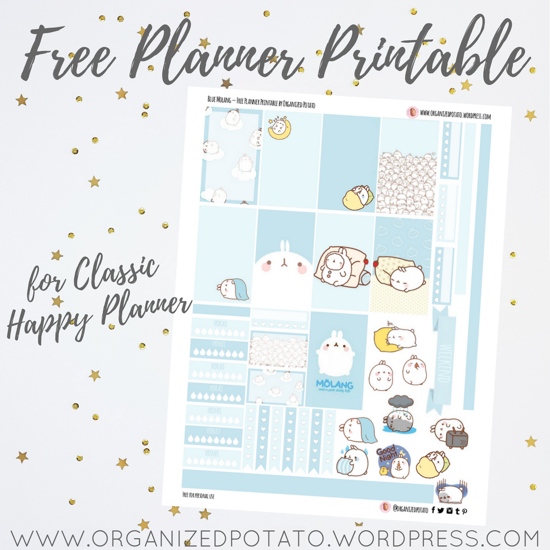 Free Molang Printable Planner Sheets