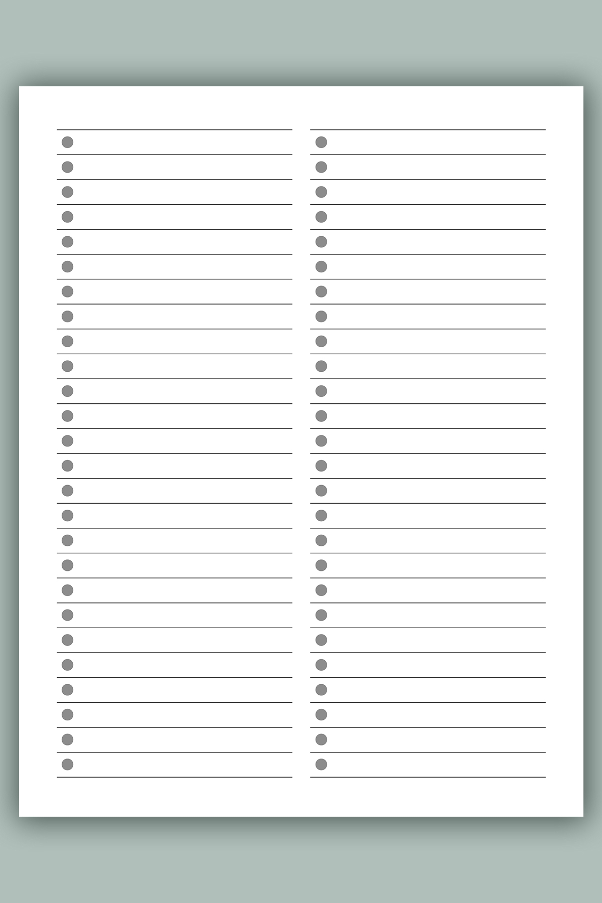 Free Printable Bullet Journal Paper Dot Grid Graph Lined Etc