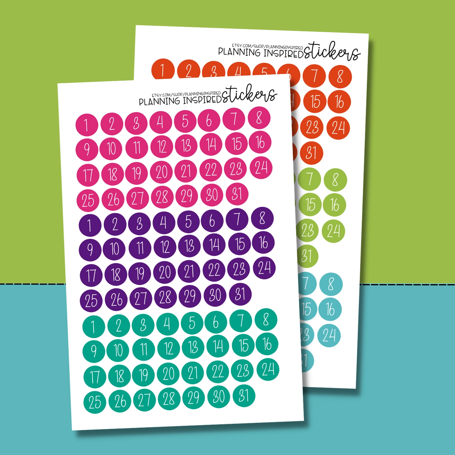 Free Printable Planner Date Stickers Free Printable Planner Date Stickers