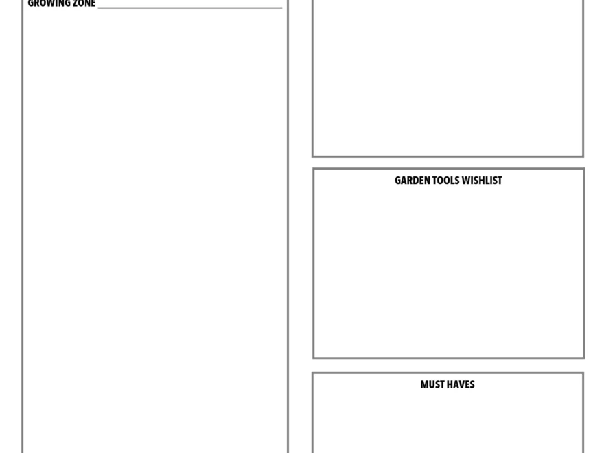 Free Printable Garden Planner