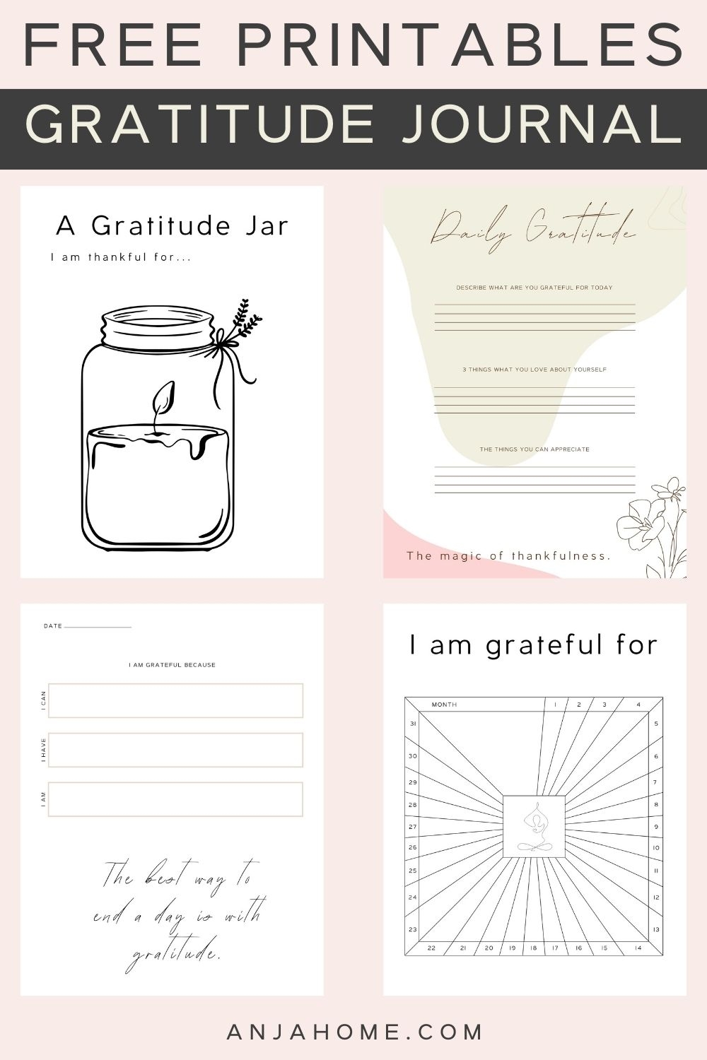 Free Printable Gratitude Sign