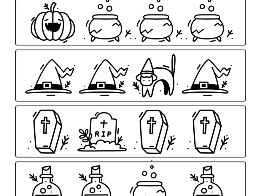Free Printable Halloween Worksheet Templates To Edit Canva