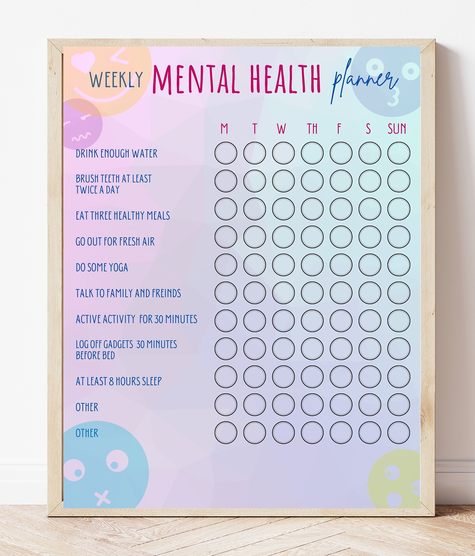 Free Printable Mental Health Planner Sweet Pea Free Printable Mental Health Planner Sweet Pea