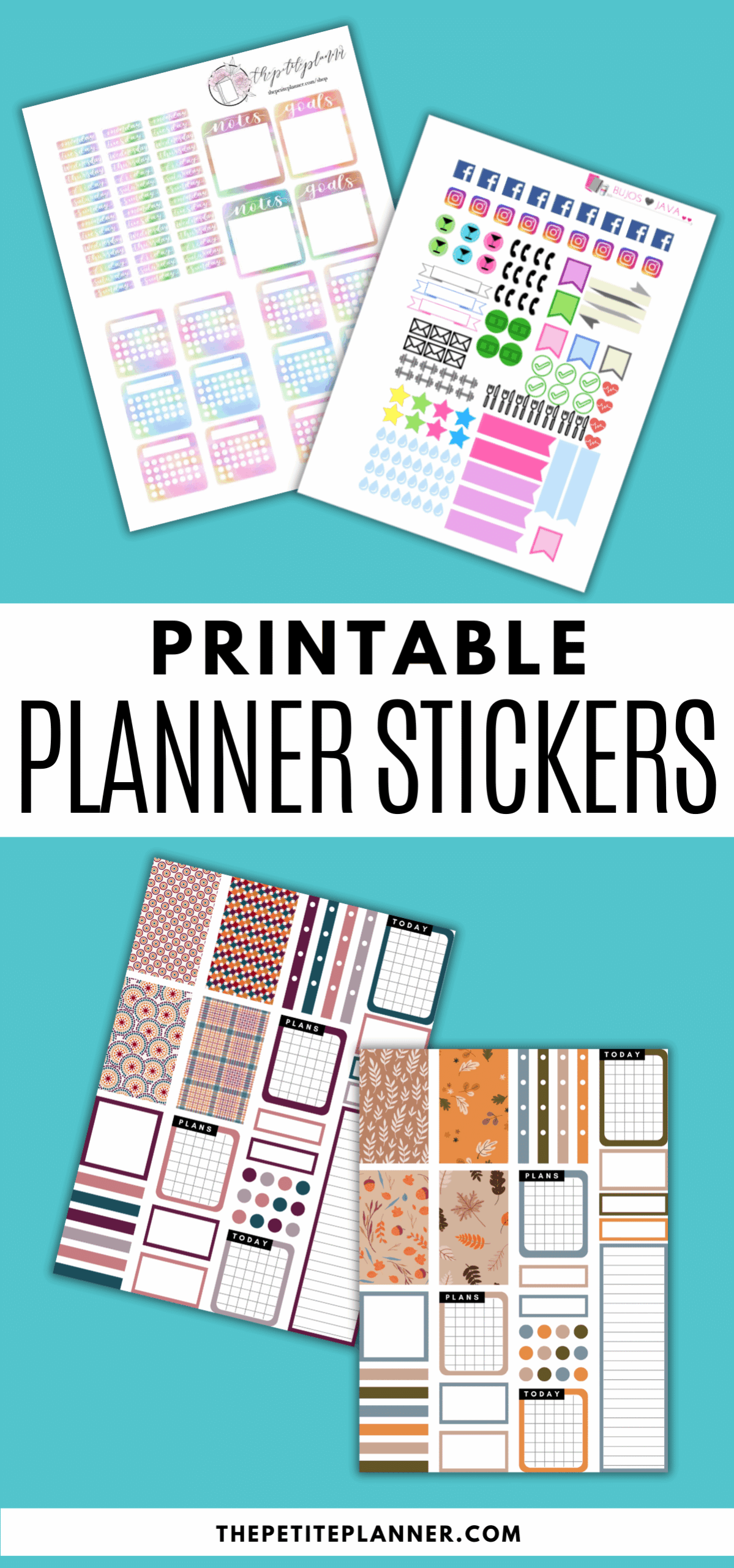 Planner Stickers Printables Free