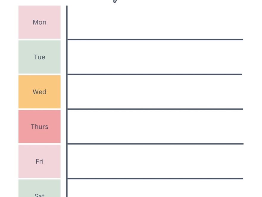 Free Printable Planner Templates To Customize Canva Worksheets Library