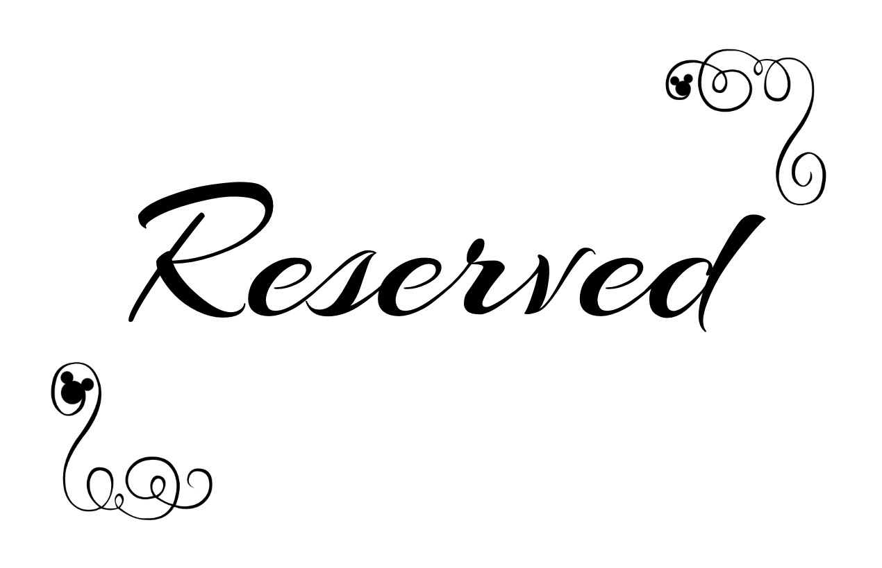 Free Printable Reserved Seating Signs For Your Wedding Ceremony Free Printable Reserved Seating Signs For Your Wedding Ceremony