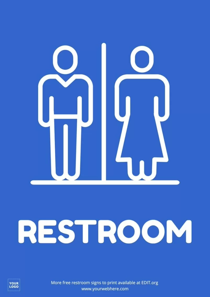 Free Printable Restroom Signs Free Printable Restroom Signs