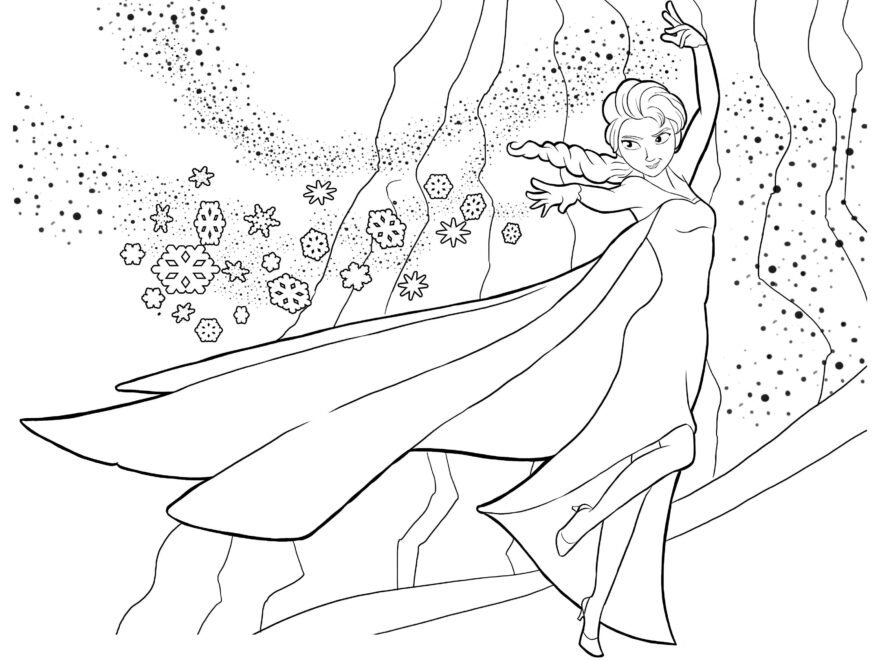 Frozen For Children Frozen Coloring Pages