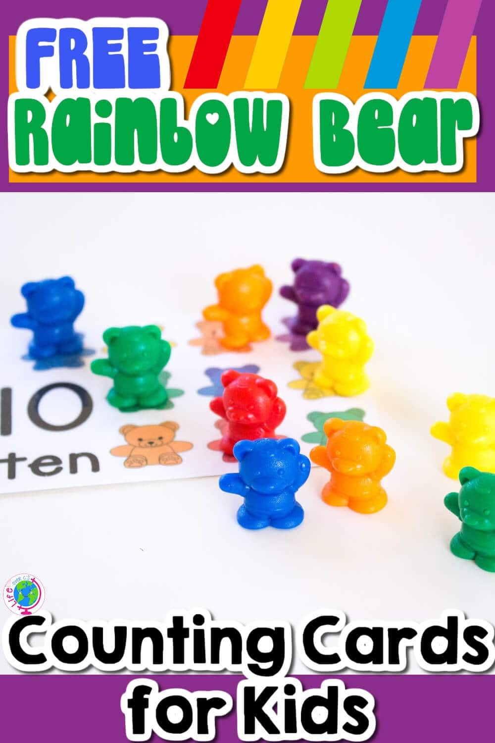 Counting Bear 10 Chart Free Printable