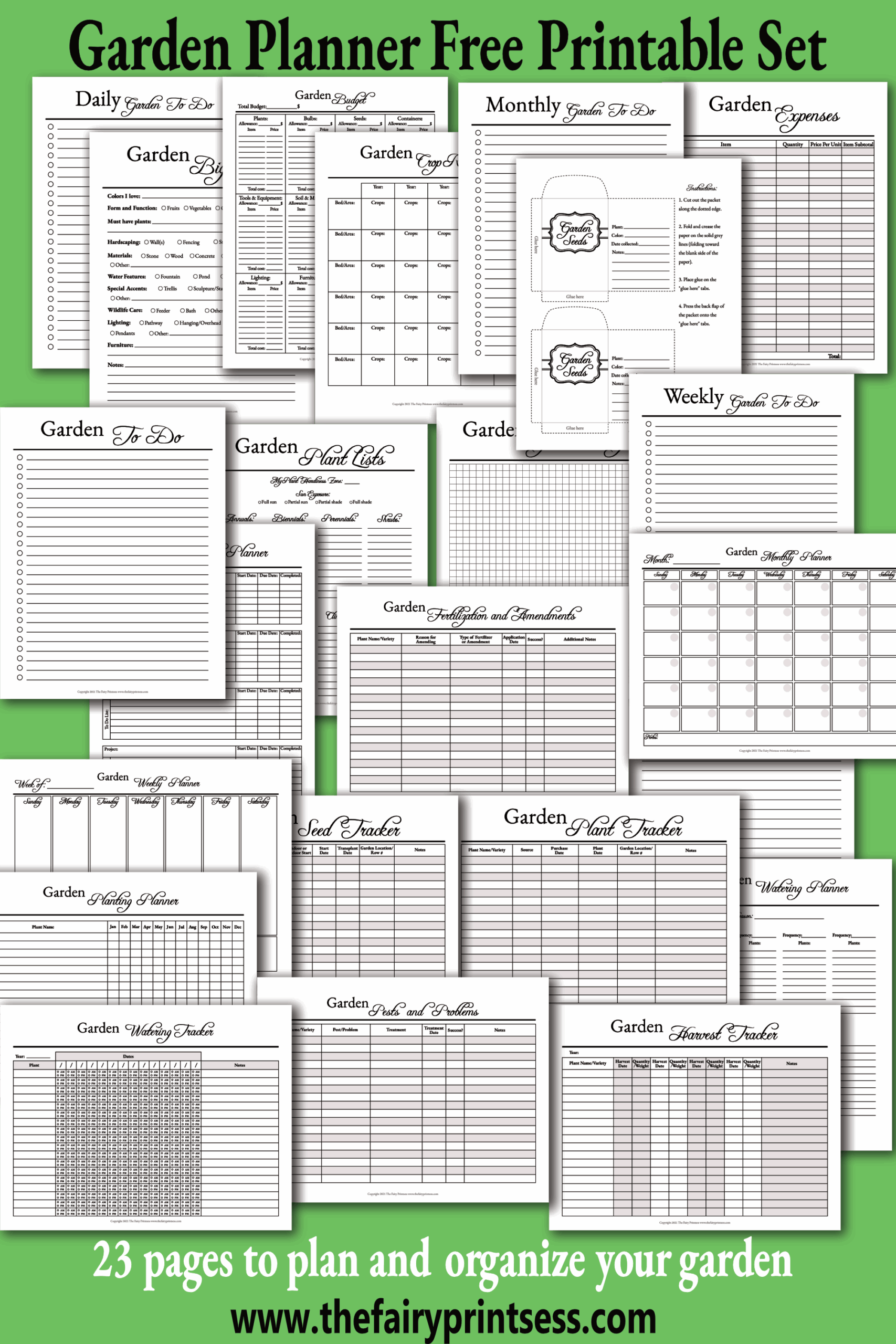 Zukeeni Garden Planner Printable Zukeeni Garden Planner Printable