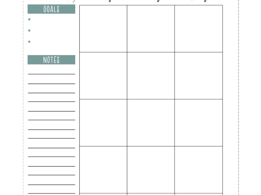 Happy Planner Free Printable Pages Floral Paper Trail Design