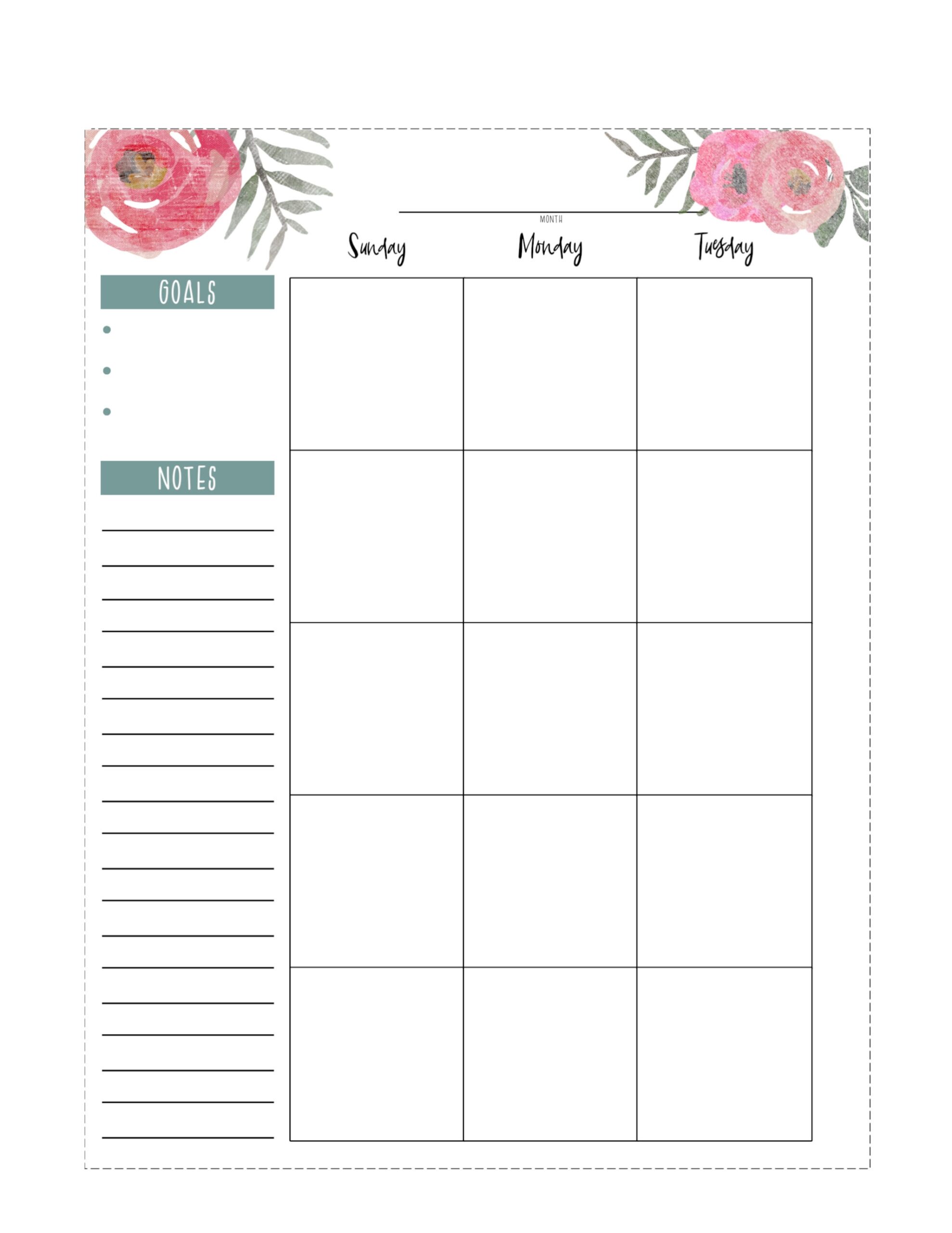 Happy Planner Free Printable Pages Floral Paper Trail Design Happy Planner Free Printable Pages Floral Paper Trail Design