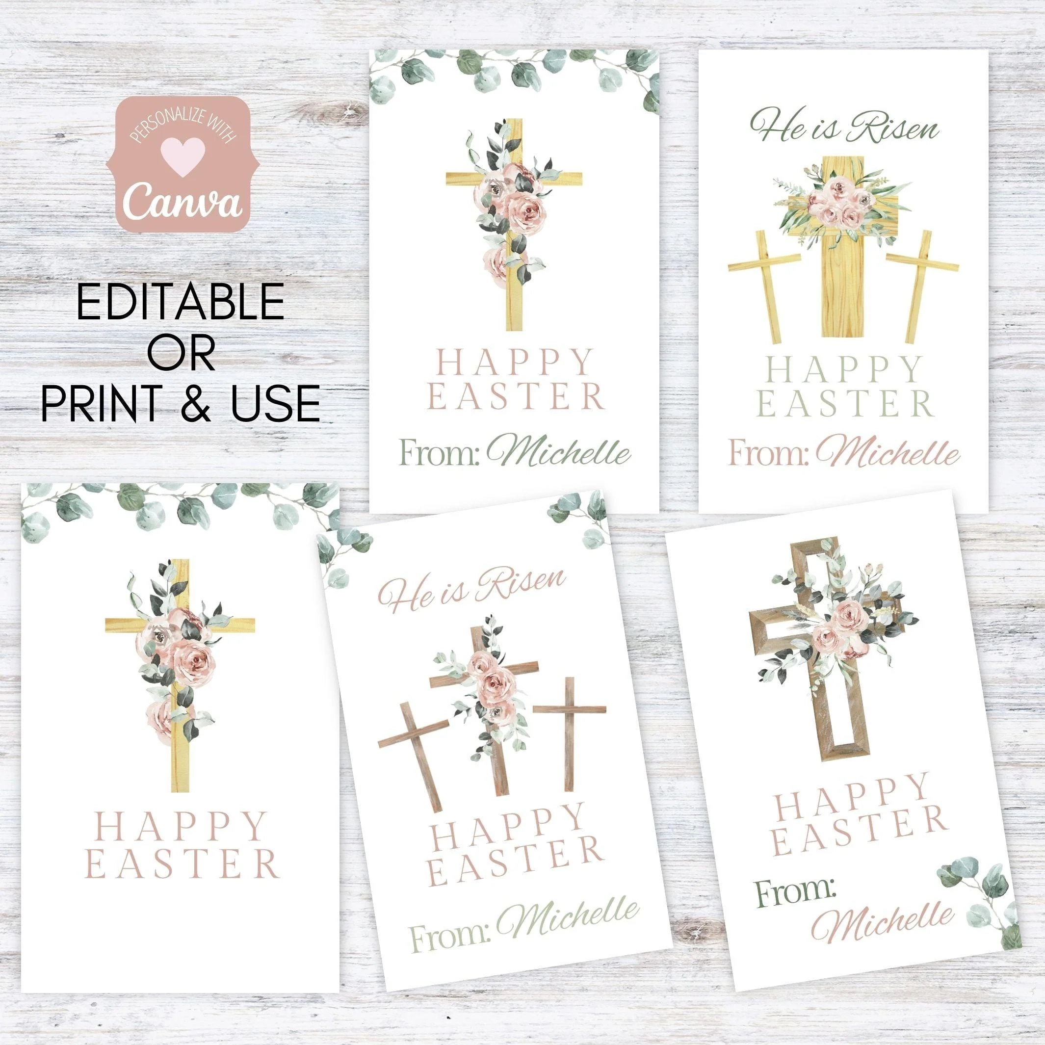 Simple Religious Easter Print Sign Printables Simple Religious Easter Print Sign Printables
