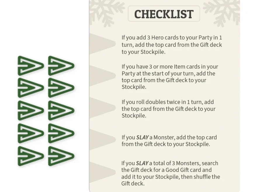 Here To Slay Here To Sleigh Expansion UnstableGames