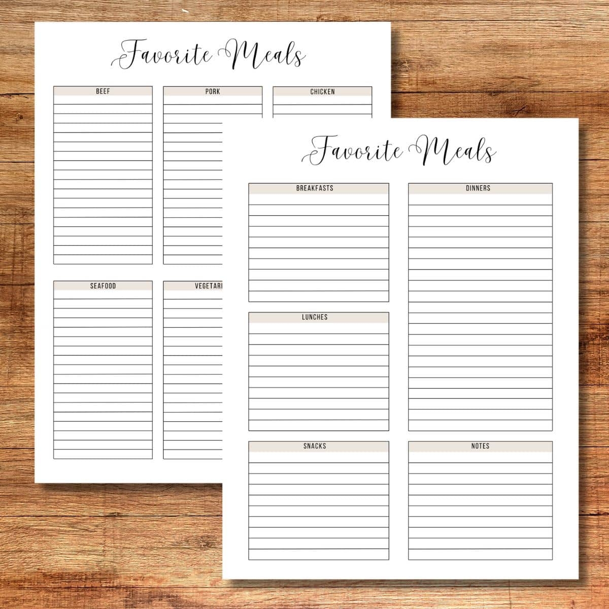 How To Create Your Meal Master List Free Printables How To Create Your Meal Master List Free Printables
