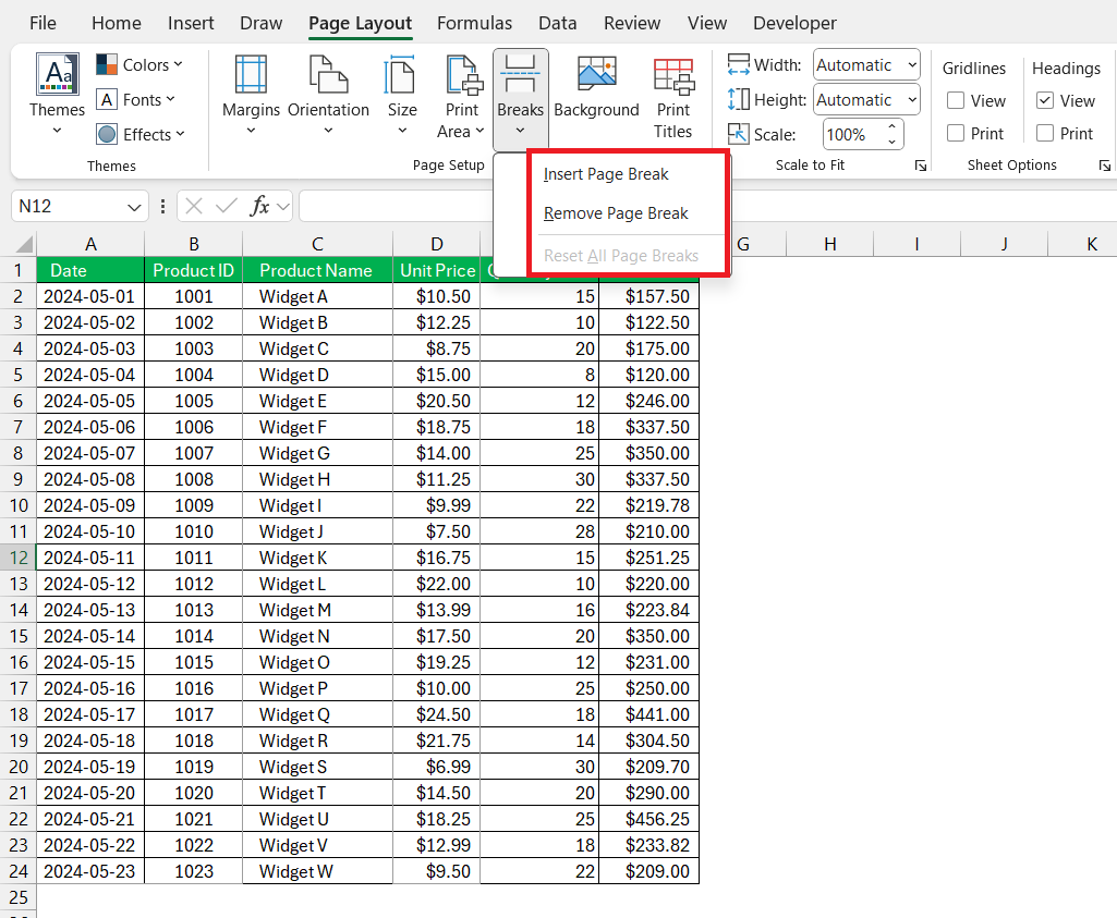 How To Set Print Area In Excel MyExcelOnline