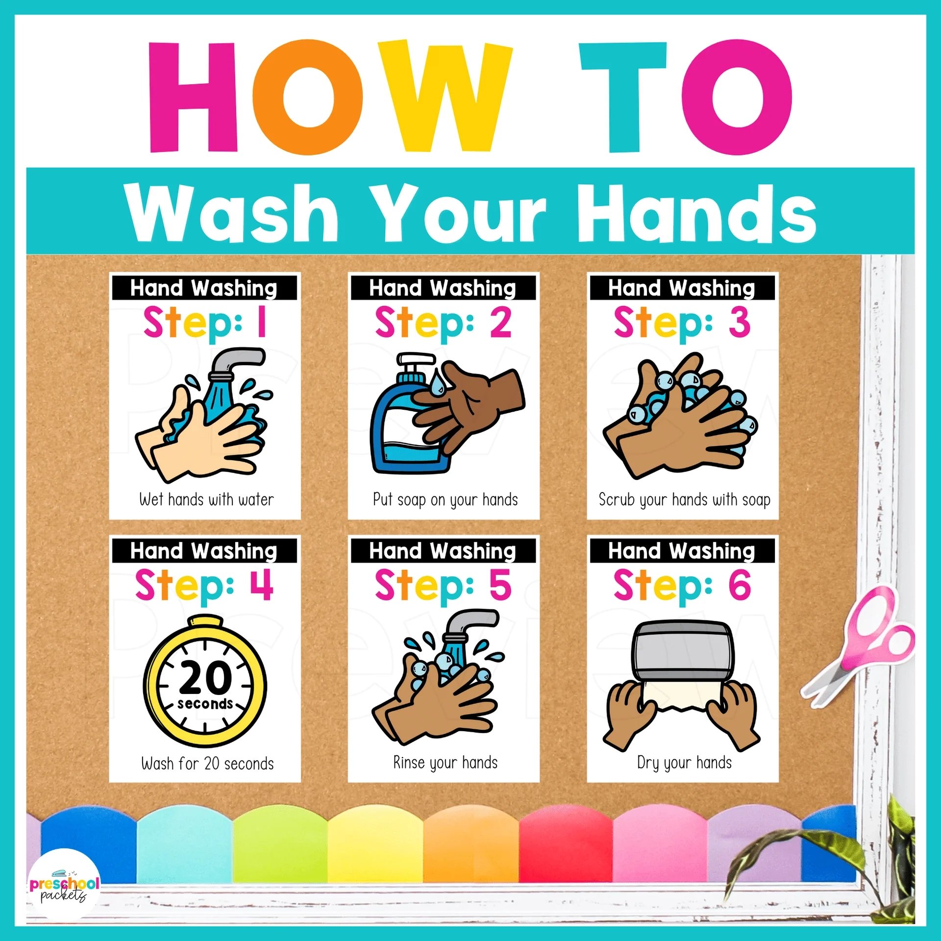 Hand Washing Printable Sign