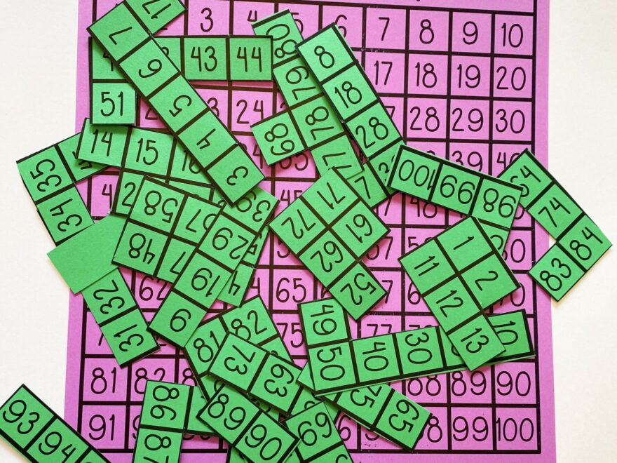 Hundred Chart Puzzle With Printable Teach Beside Me