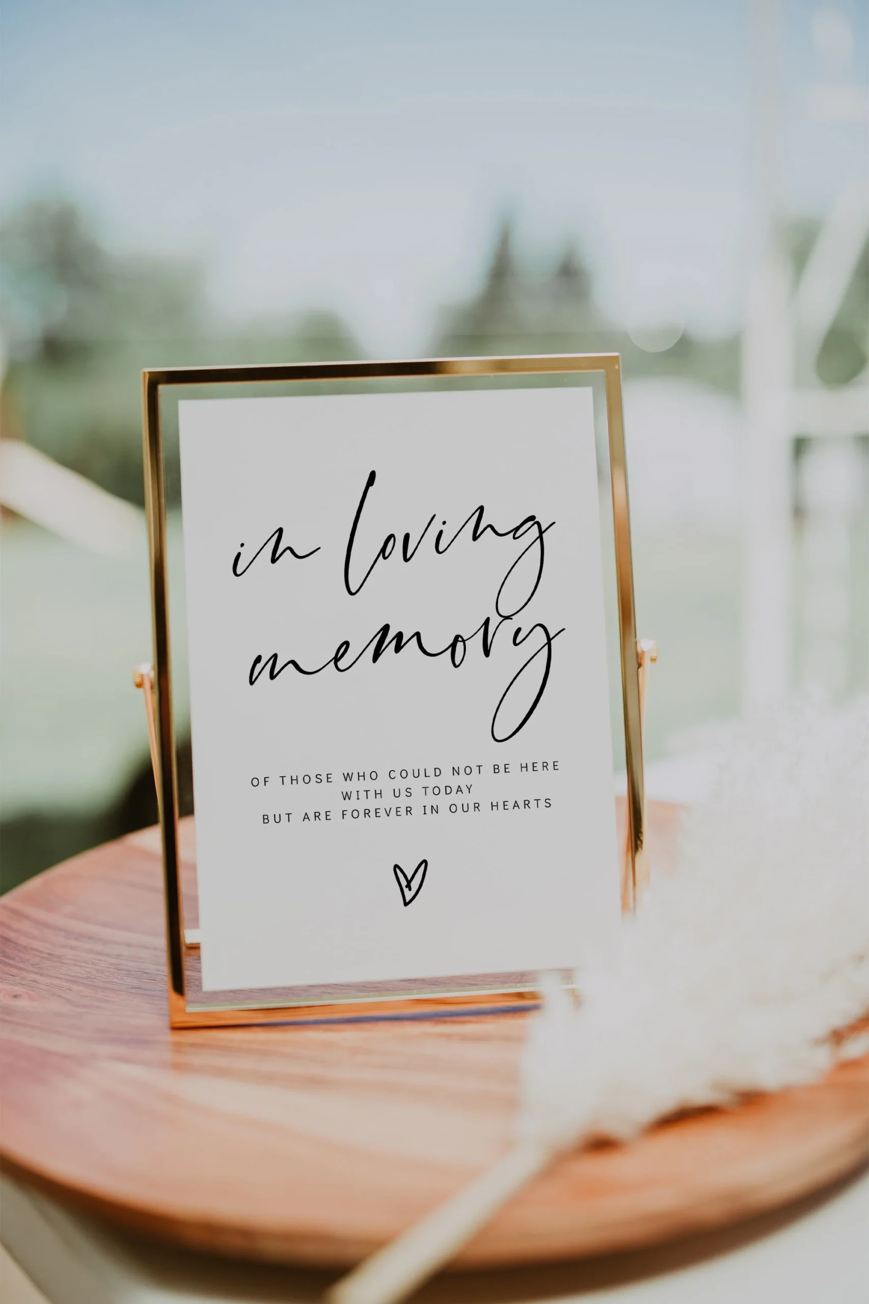 Wedding Printable In Loving Memory Sign