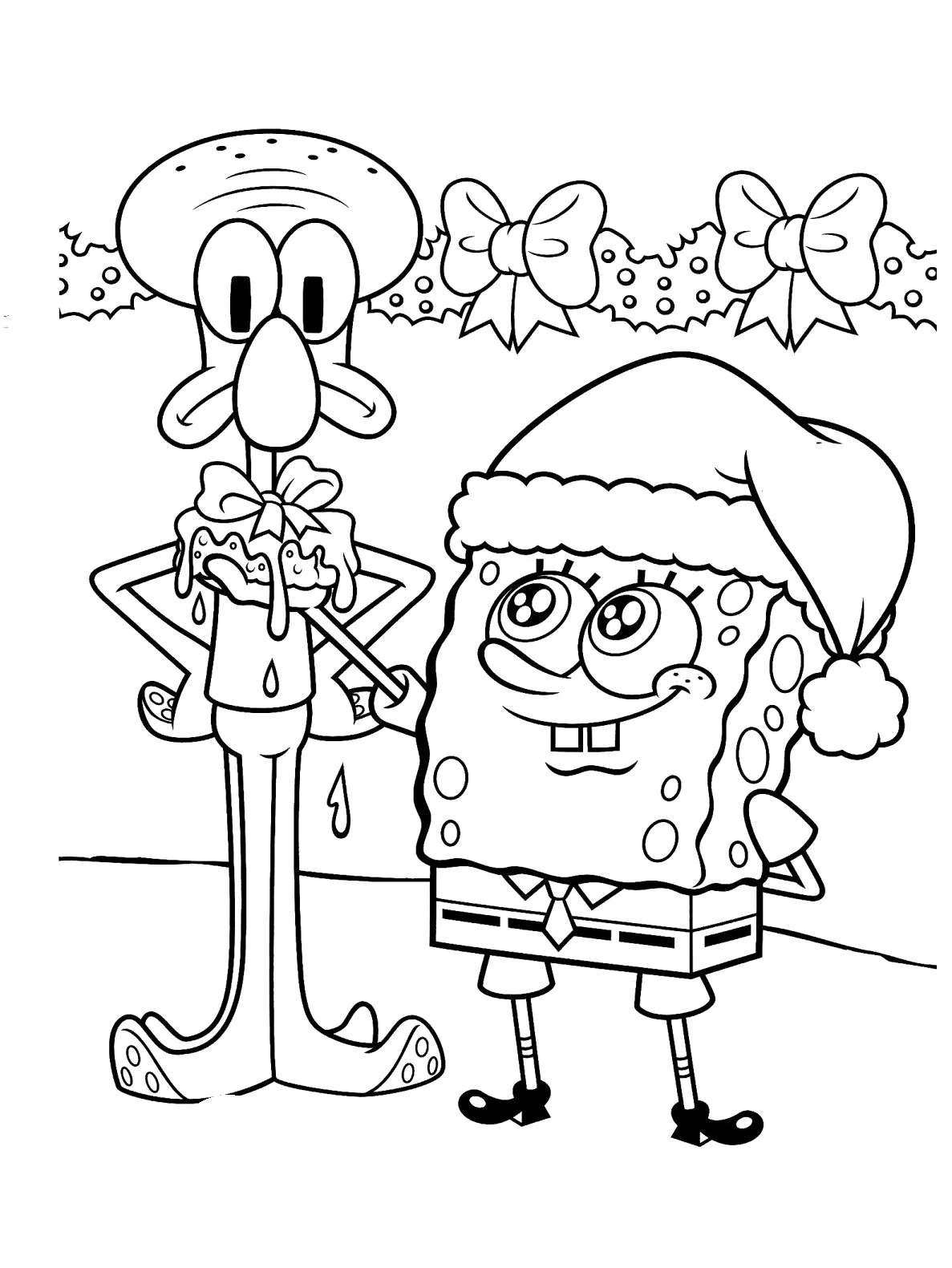 Sponge Bob Coloring Sheets Printable